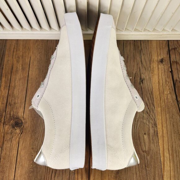 Vans Sport Low Mens Sz 11.5 High Shine Blanc De Blanc Suede Skater Sneaker Shoes main image 3